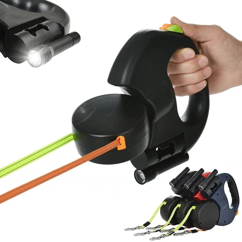 360° Tangle-Free Dual LED Leash