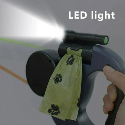 360° Tangle-Free Dual LED Leash
