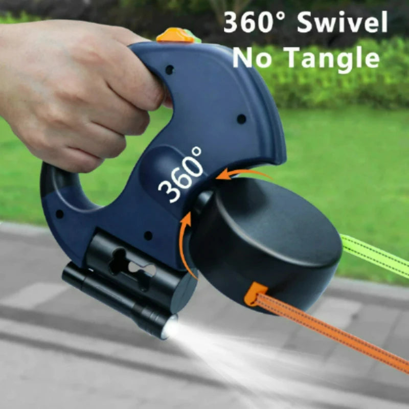 360° Tangle-Free Dual LED Leash