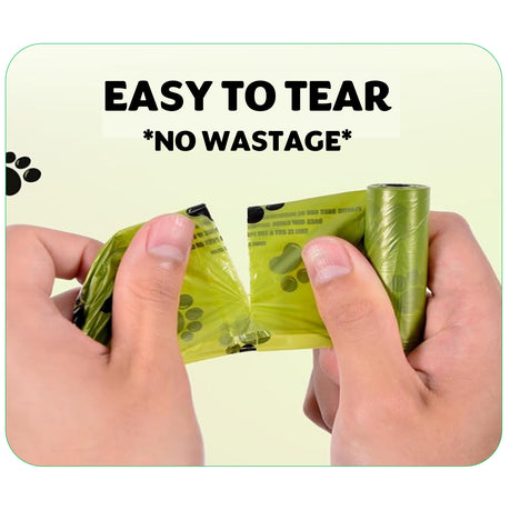 Earth Friendly - 8 X Rolls/ 120 Biodegradable Dog Poop Bags