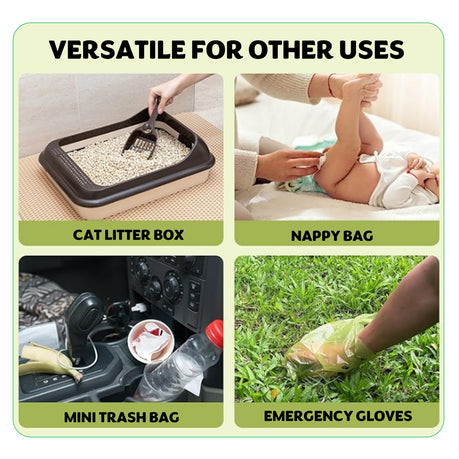 Earth Friendly - 8 X Rolls/ 120 Biodegradable Dog Poop Bags