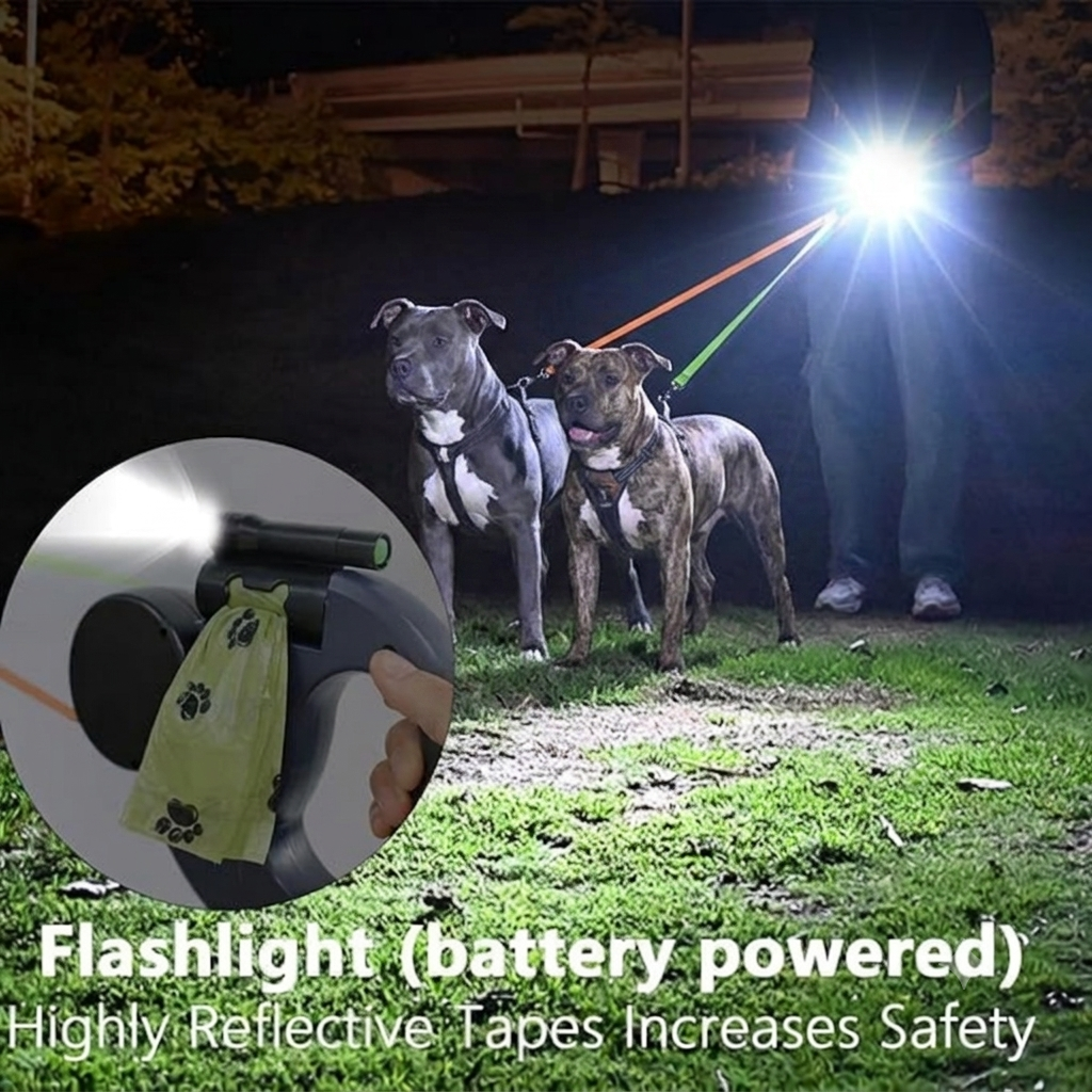 Smart Multipurpose Dual Dog Leash
