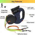 Smart Multipurpose Dual Dog Leash